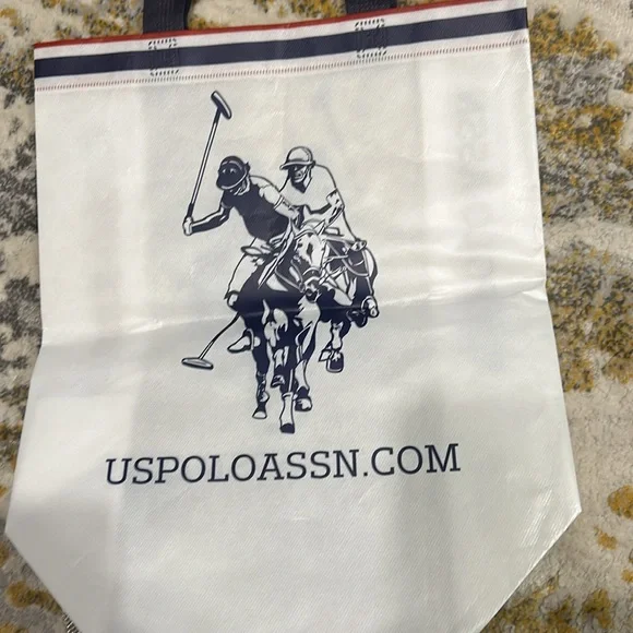 U.S. Polo Assn. White Tote Bag - Picture 3 of 3